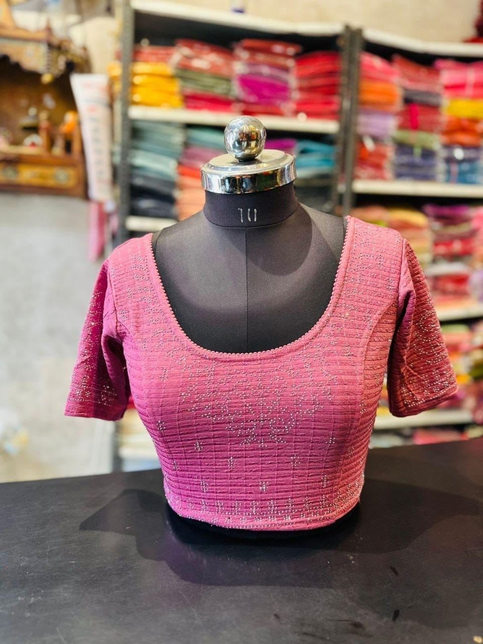 Onion Pink Shimmer Blouse