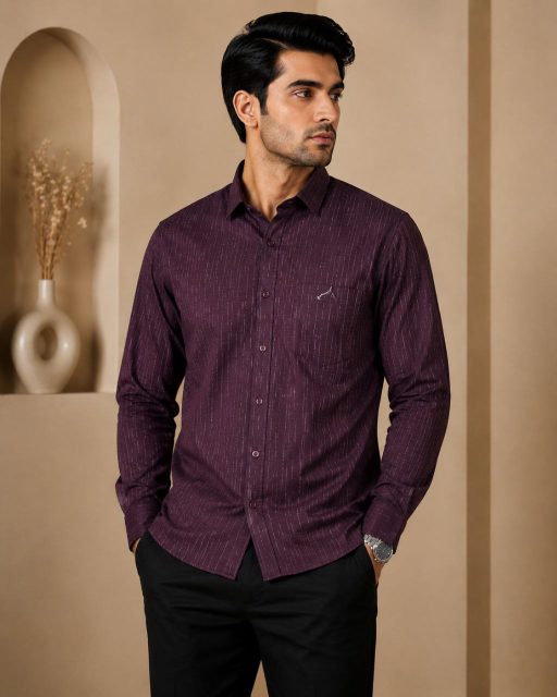 RoyalMan Purple Stripe